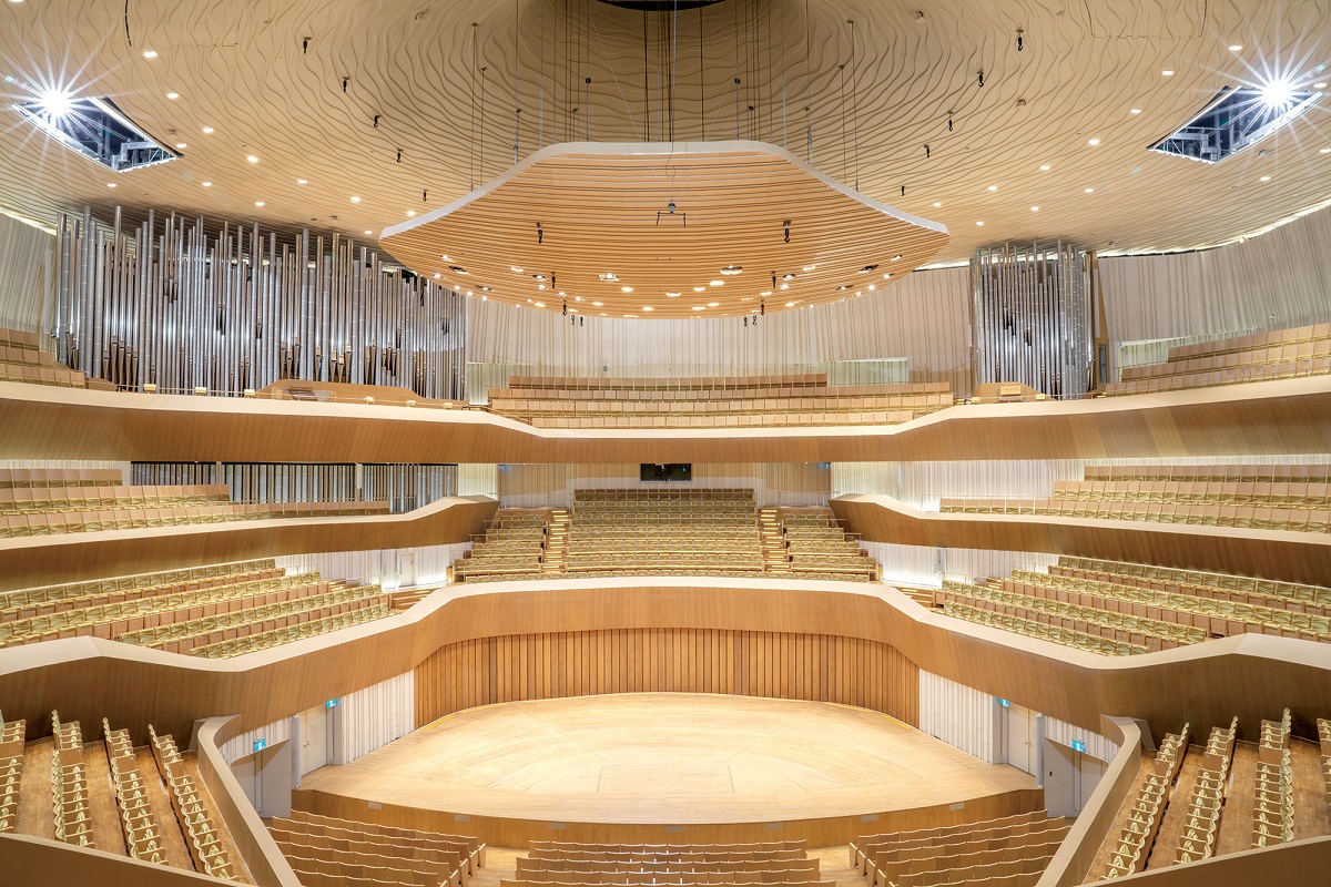 The concert hall at the National Kaohsiung Center for the Arts.