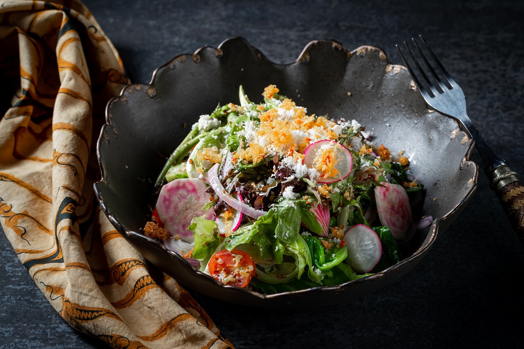 A bowl of Salad Nusantara from the It Takes Two to Tango menu.